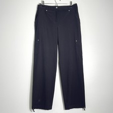 CHICO'S Zenergy Black Cargo Athletic Pants Golf Stretch Chico 0Short 4 Petite