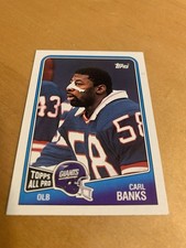 1988 Topps Football Card #282 Carl Banks, NY Giants
