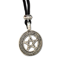 Pentakel AnhäNger Infinity Knoten Halskette Pentagramm Pagan Wicca Ethno Schmuck