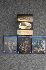 Lord of the Rings Extended Trilogy + Hobbit Trilogy Blu Ray 6 Film Set