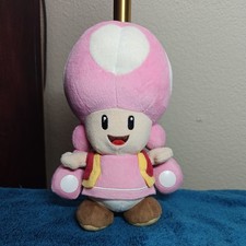 Little Buddy Super Mario Bros Toadette 8" Stuffed Animal Plush Toy Doll