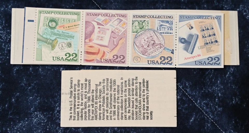 AMERIPEX 86 AMERICA'S FIRST COMMEMORATIVE BOOKLETS - 4 - Image 2 of 2