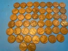 1914S key date lincoln wheat cent coin lot of 49 coins VG to F