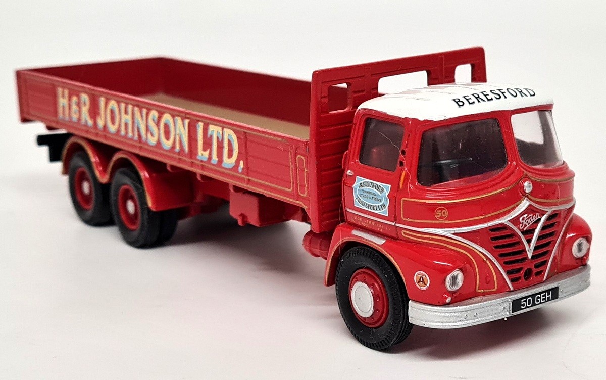 Corgi 1/50 Foden S21 6 Wheel Dropside Beresford Transport Diecast Model Truck