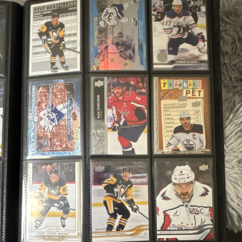 Upper Deck NHL Hockey Card Lot - 2023-24 9 w/ Crosby, McDavid