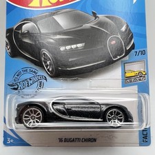 2020 HOT WHEELS '16 BUGATTI CHIRON, FACTORY FRESH #7/10, HW #89 BLACK B2
