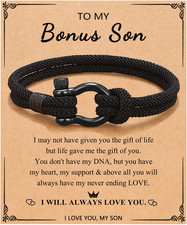 to My Boys Bracelet Gifts for Son Grandson Nephew Brother Bracelets Birthday Gra