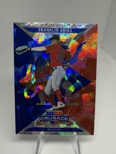 Franklin Arias - Cracked Ice insert- 2025 Panini Crusade #61 - Red Sox- RAW mint