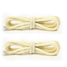 Off White Heavy Duty Thick Replacement Round Rope Boot Sneakers Shoe Laces