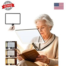 Magnifying Glass with Light for Reading, Rechargeable 5X Full Page 9.25" x 6....