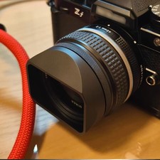 Metal Square Lens Hood with Cap for Nikon Z28mm F2.8 F2.8SE/ Z40mm F2 F2SE LenQJ