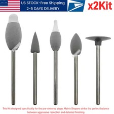 Dental Zirconia Contouring Kit Green State Pre-sintered Polishing Shaping Bur US