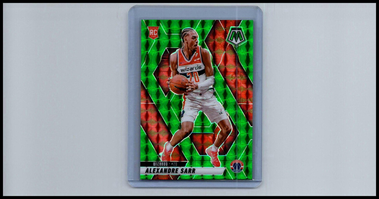 2024-25 Panini Mosaic #216 Alexandre Sarr Green Mosaic