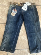 NWT Dolce & Gabbana 30 Vintage Style Crop Jeans Low Rise Slim Fit