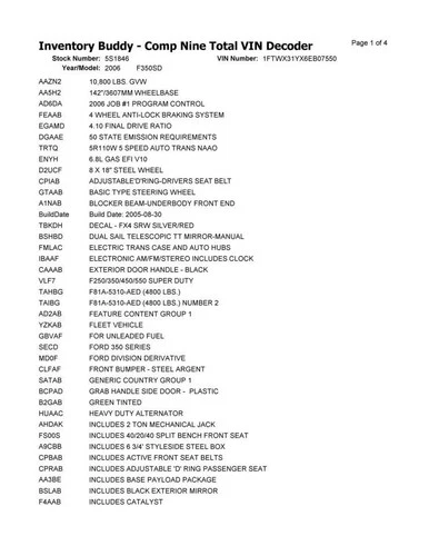 Engine 6.8L VIN Y 8th Digit 3V V-10 Fits 05-07 FORD F250SD PICKUP 6756823