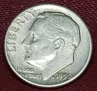 1950-D Roosevelt Dime Silver, Free Shipping