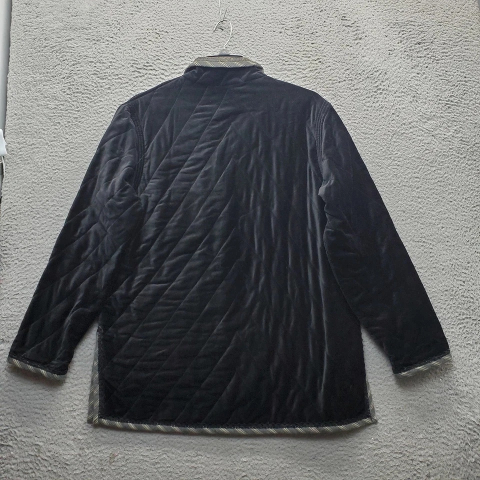 Koos of Course Reversible Blazer Jacket Womens M Multi Velour Single Breasted - Image 2 of 4