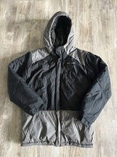 Columbia Lightning Lift Insulated Hood Zip Jacket SB5022 Black Gray Boy Medium