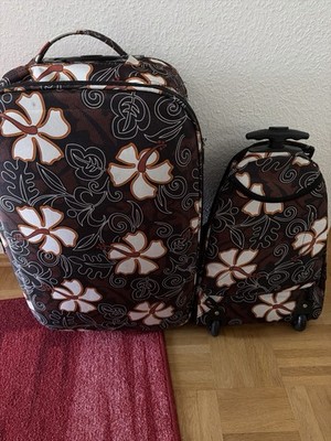2-tlg. Koffer-Set Reisekoffer + Trolley mit Rollen | Sehr guter Zustand