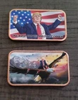 Lot of 2 1 oz Copper Bars .999 Fine Patriotic Trump Design