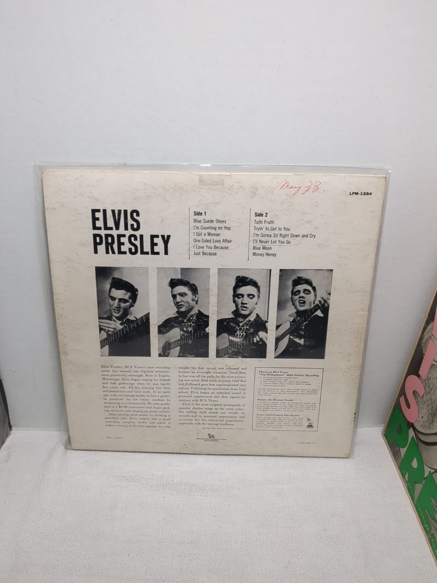 ELVIS PRESLEY Collection Self Titled Vinyl 33 RPM Record 1st LP
