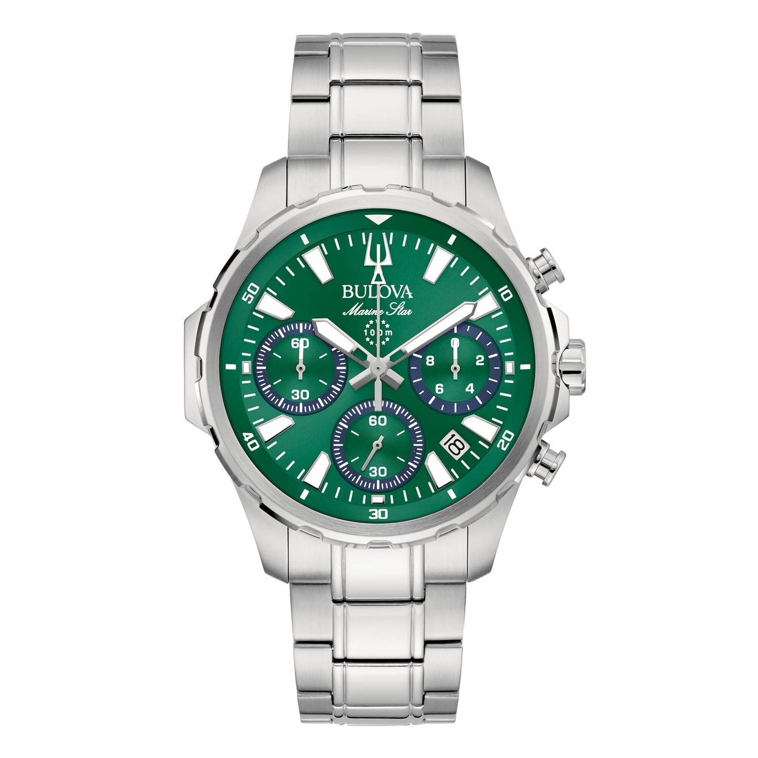 Montre Bulova Homme Marine Star cadeau idéal de luxe en acier