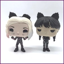 Wednesday Addams Enid Sinclair Modellino Vinile Costume Gatto Famiglia Addams