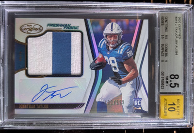 2020 Panini Certified - Freshman Fabric Mirror Rookie Auto Jonathan Taylor /299