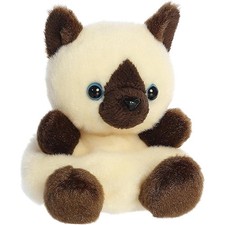 Aurora World Plush - Palm Pals - DUSTY SIAMESE KITTY 5 inch - New Stuffed Toy