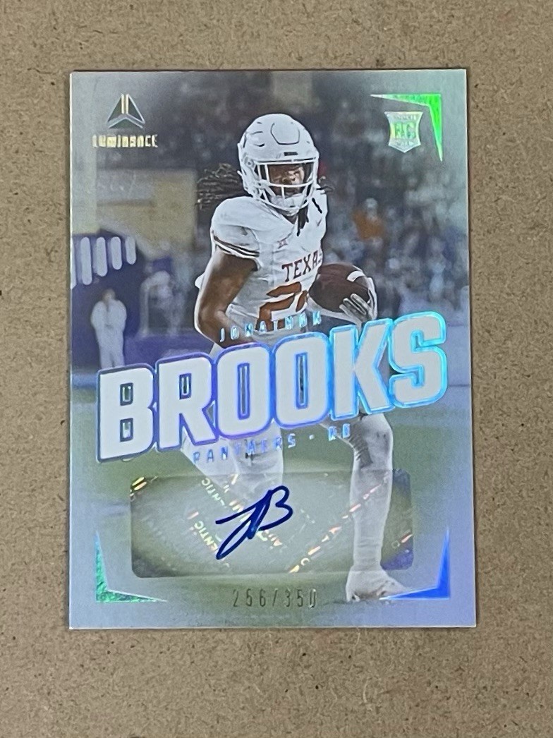 2024 PANINI LUMINANCE ROOKIE AUTOGRAPHS HOLO #155 JONATHAN BROOKS #D 256/350