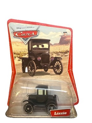 Rare Disney Pixar Cars: Lizzie Filmore Spelling Error On Back