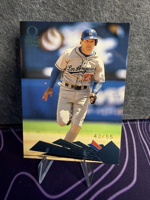 #ad #ad 2000 Pacific Omega Eric Karros #74 Los Angeles Dodgers Blue Parallel 43 55 RARE $14.95