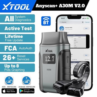 XTOOL Anyscan+ A30M V2.0 OBD2-Diagnosegerät bidirektionaler Scanner inkl. Kabel