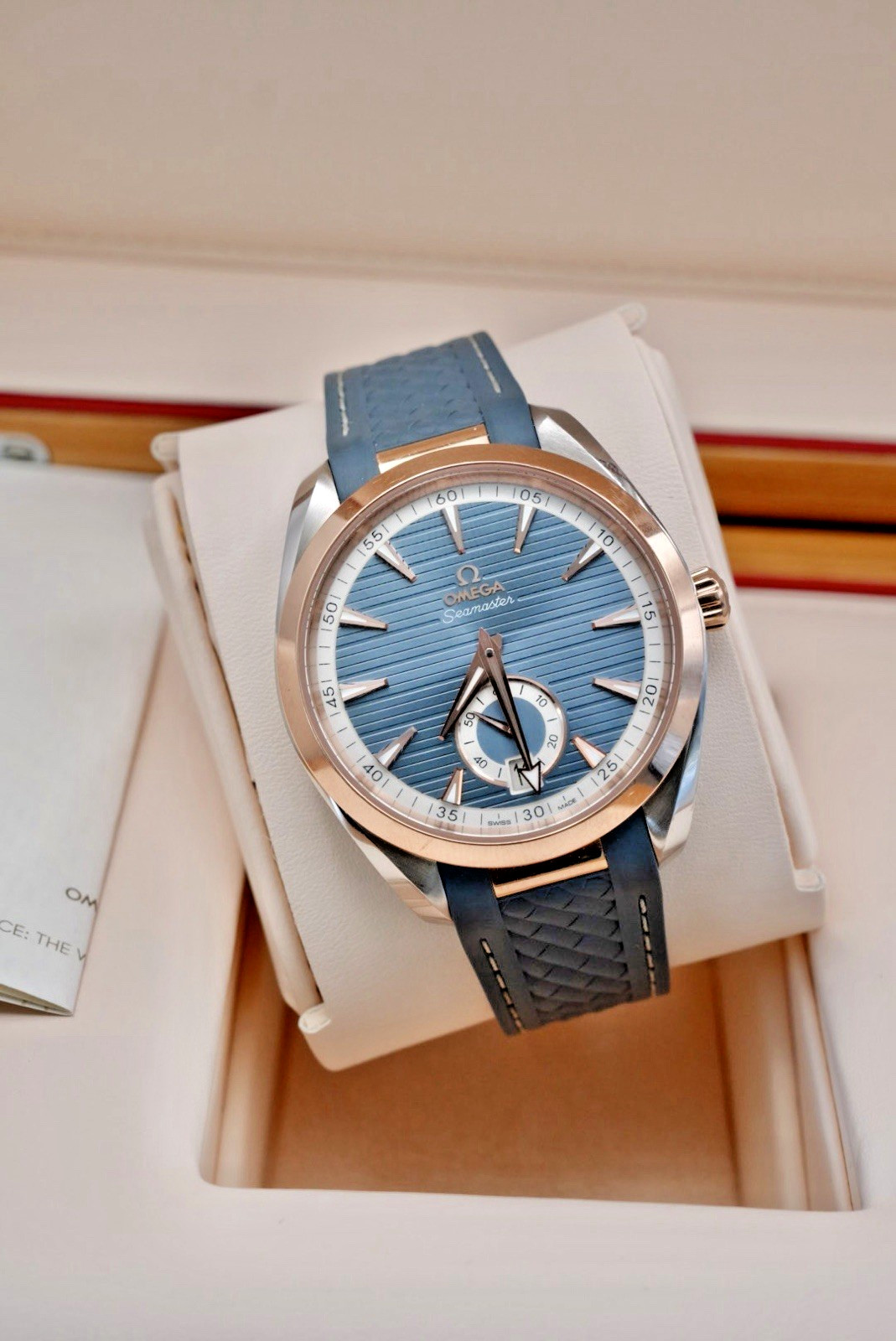 2024 Omega Aqua Terra 150m Rose Gold & Steel  220.52.41.21.03.002-  RRP £10,100