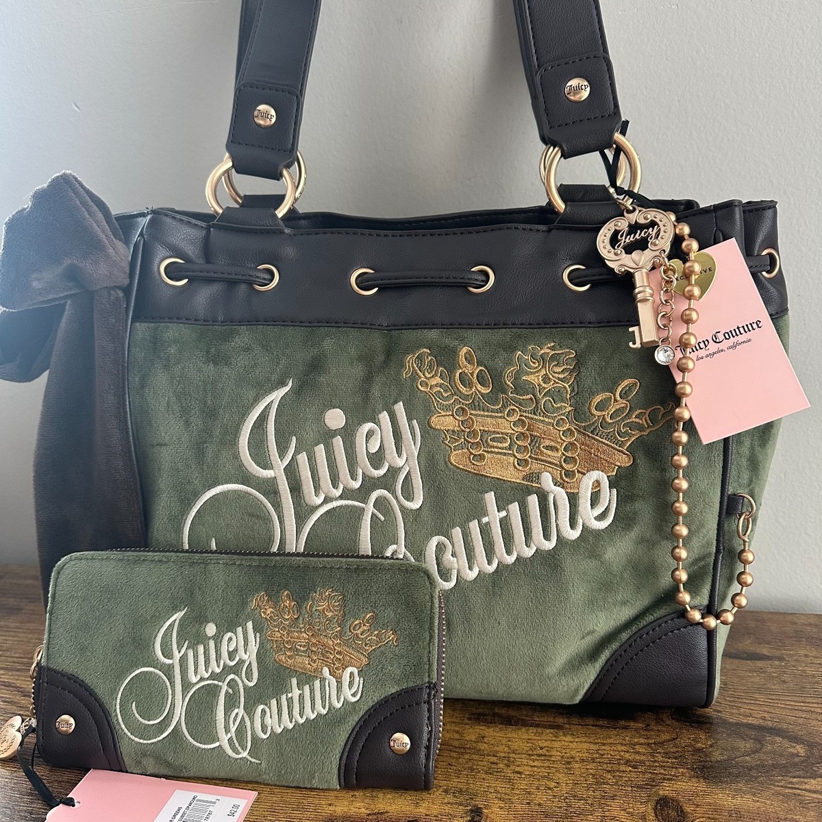 バッグ 00sY2K JuicyCouture embroidered tote bag バッグ 00sY2K JuicyCouture embroidered tote bag 00sY2K