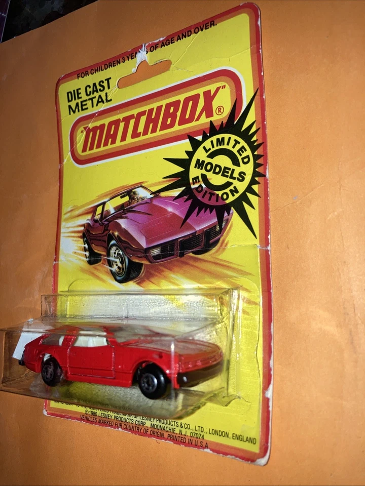 Matchbox 1978 Superfast Lesney sin Toyota Celiac rojo plástico agrietado sin usar, en caja Foto 2 de 4