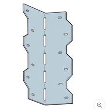 Simpson LS90Z 7-7/8" Reinforcing Angle - Zmax Finish