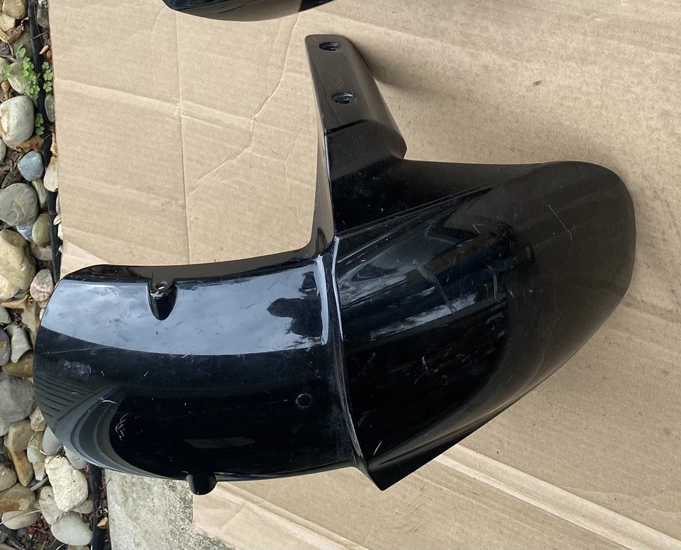 09-12 Kawasaki Ninja ZX6R OEM Front Fender Wheel Cover 35004-0118 - Image 3 of 4