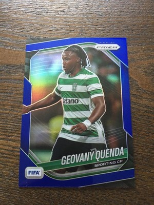 2025-26 Panini Prizm FIFA Geovany Quenda Sporting CP Blue 81/199