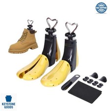 Shoe Boot Stretcher Adjustable Width Length Men Women 2 Pack with Knobs Pads