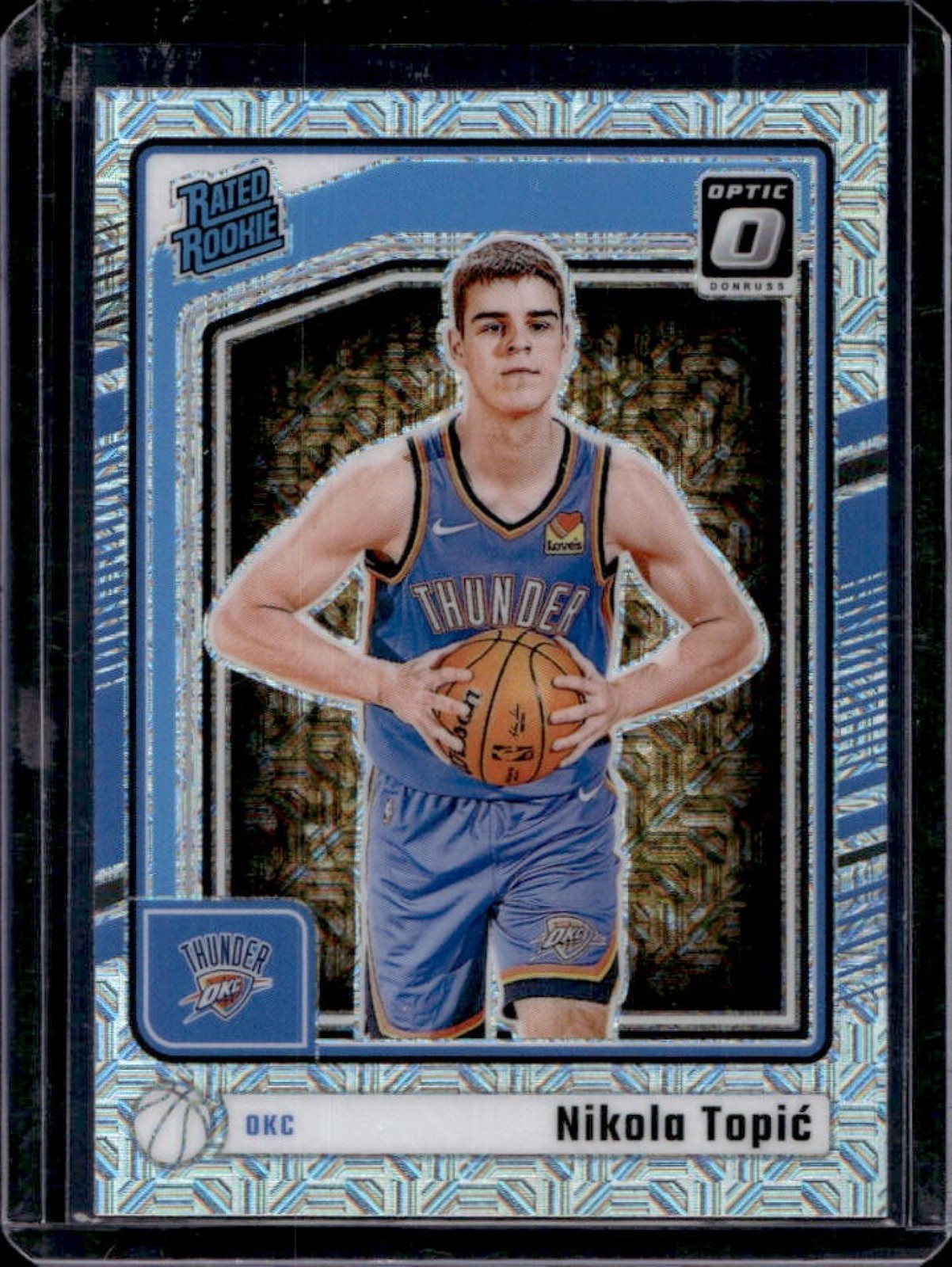 2024-25 Donruss Optic Nikola Topic Rated Rookie Choice RC #278 Thunder