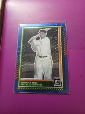 2025 Panini Donruss - Optic Johnny Mize #72 Blue Velocity Prizm