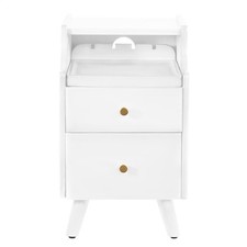 Nightstand End Table Side Table with 2 Drawers Bedside Table Bedroom