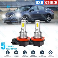 2X LED Headlight Kit H11 6000K High/Low Beam Bulbs for Nissan Altima 2007-2018