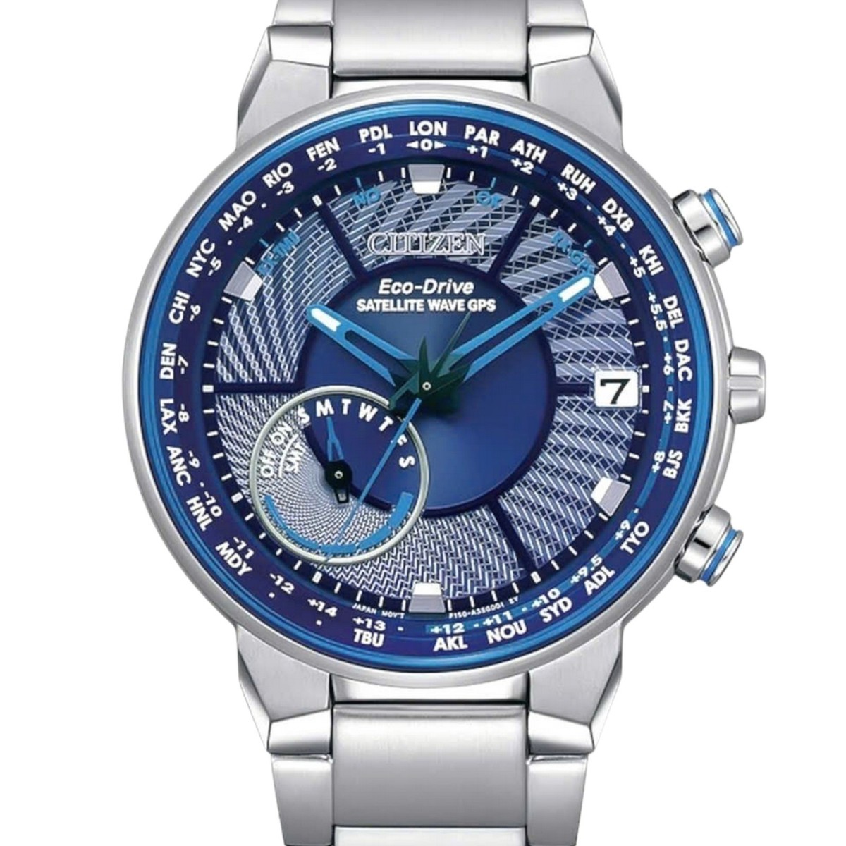 Citizen Satellite Wave Freedom Eco-Drive Blue Dial Men's Watch