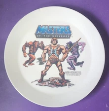 1983 - Deka - Masters of the Universe - Hard Plastic Plate 8” With Flaws