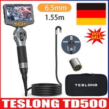 Produktbild - TESLONG TD500 6.5mm 5 Zoll IPS Zweiweg 210° Lenkung Endoskop Kamera mit WIFI DE