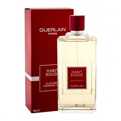 Guerlain Habit Rouge Eau de Toilette 6.7 fl 200 ml Authentic New with Box Sealed