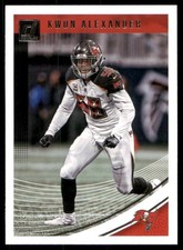 KWON ALEXANDER #271 2018 Donruss Football Tampa Bay Buccaneers NM