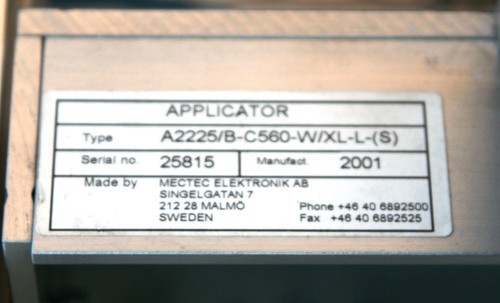 Thermoscribe P600 print and apply labeling system SATO M -84S Mectech - Picture 10 of 12